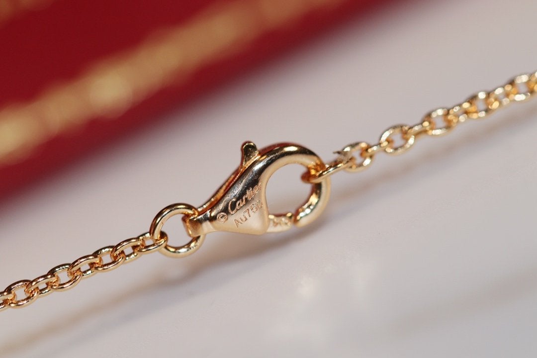 [Glitter Jewelry]LOVE NECKLACE PINK GOLD AND SILVER