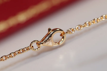 [Glitter Jewelry]LOVE NECKLACE PINK GOLD AND SILVER