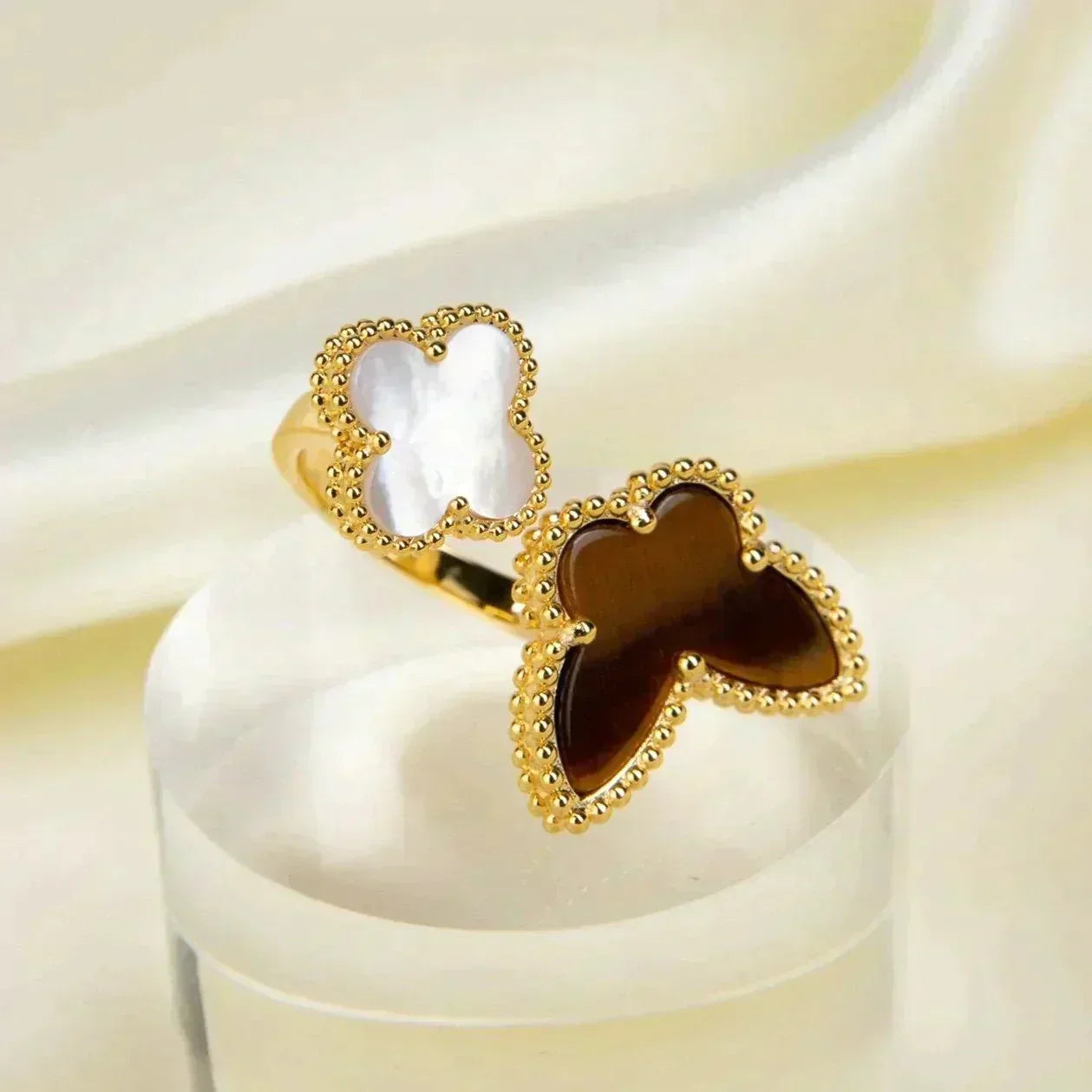 [Glitter Jewelry]LUCKY BETWEEN THE FINGER RING
