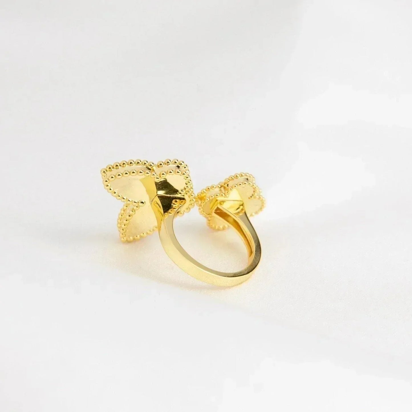 [Glitter Jewelry]LUCKY BETWEEN THE FINGER RING