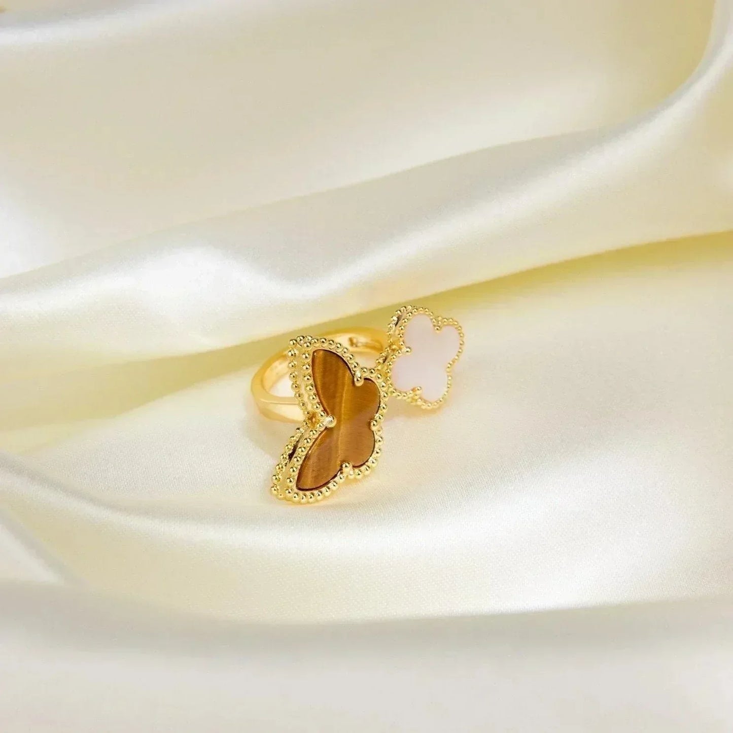 [Glitter Jewelry]LUCKY BETWEEN THE FINGER RING
