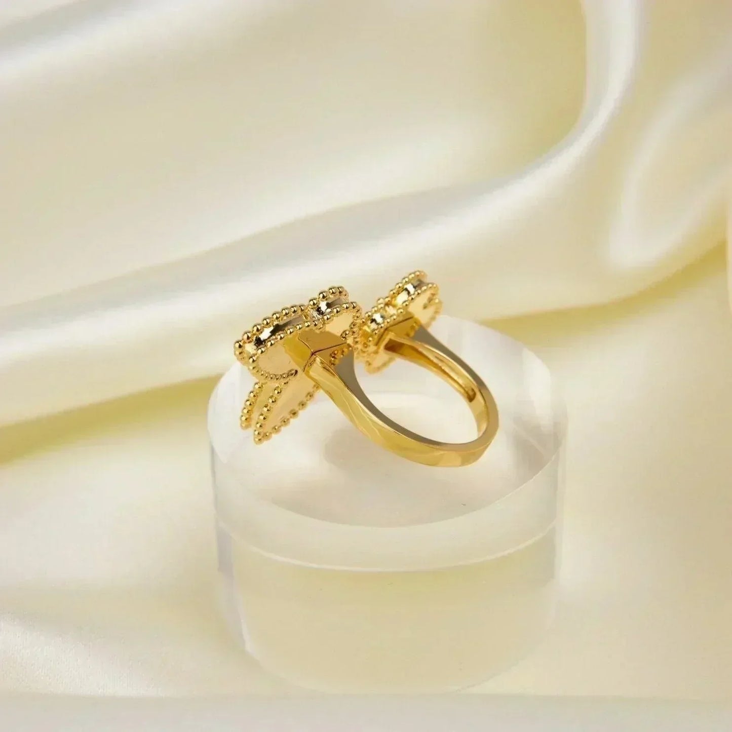 [Glitter Jewelry]LUCKY BETWEEN THE FINGER RING