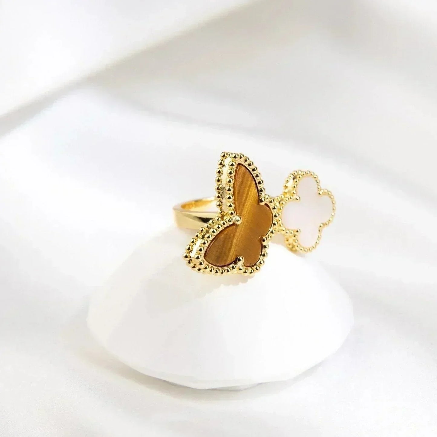 [Glitter Jewelry]LUCKY BETWEEN THE FINGER RING