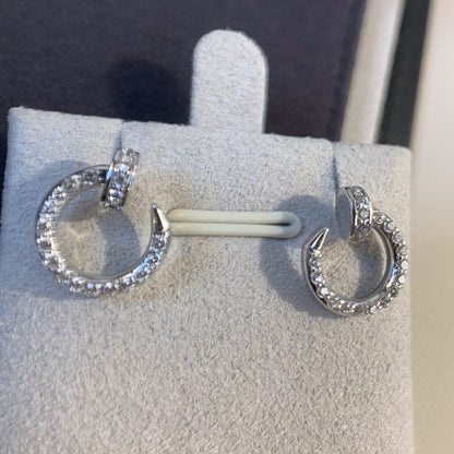 [Glitter Jewelry]JUSTE EARRINGS SILVER DIAMONDS