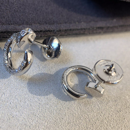 [Glitter Jewelry]JUSTE EARRINGS SILVER DIAMONDS