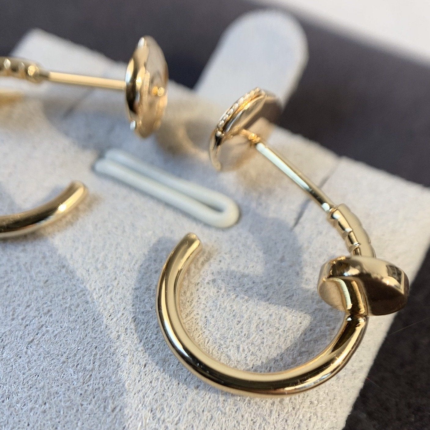 [Glitter Jewelry]JUSTE EARRINGS PINK GOLD