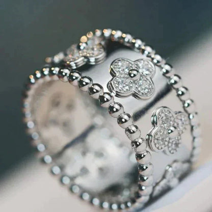 [Glitter Jewelry]CLOVER KALEIDOSCOPE RING 10MM