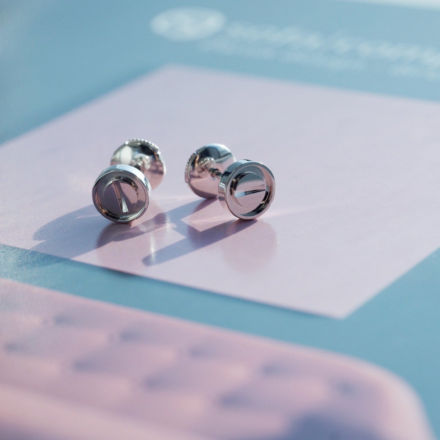 [Glitter Jewelry]LOVE EARRINGS SILVER 10MM