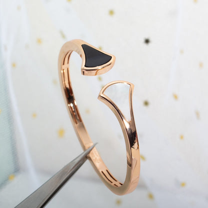 [Glitter Jewelry]DREAM BRACELET OPEN PINK GOLD MOP
