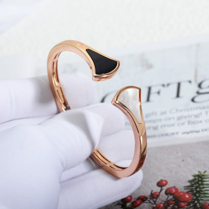 [Glitter Jewelry]DREAM BRACELET OPEN PINK GOLD MOP