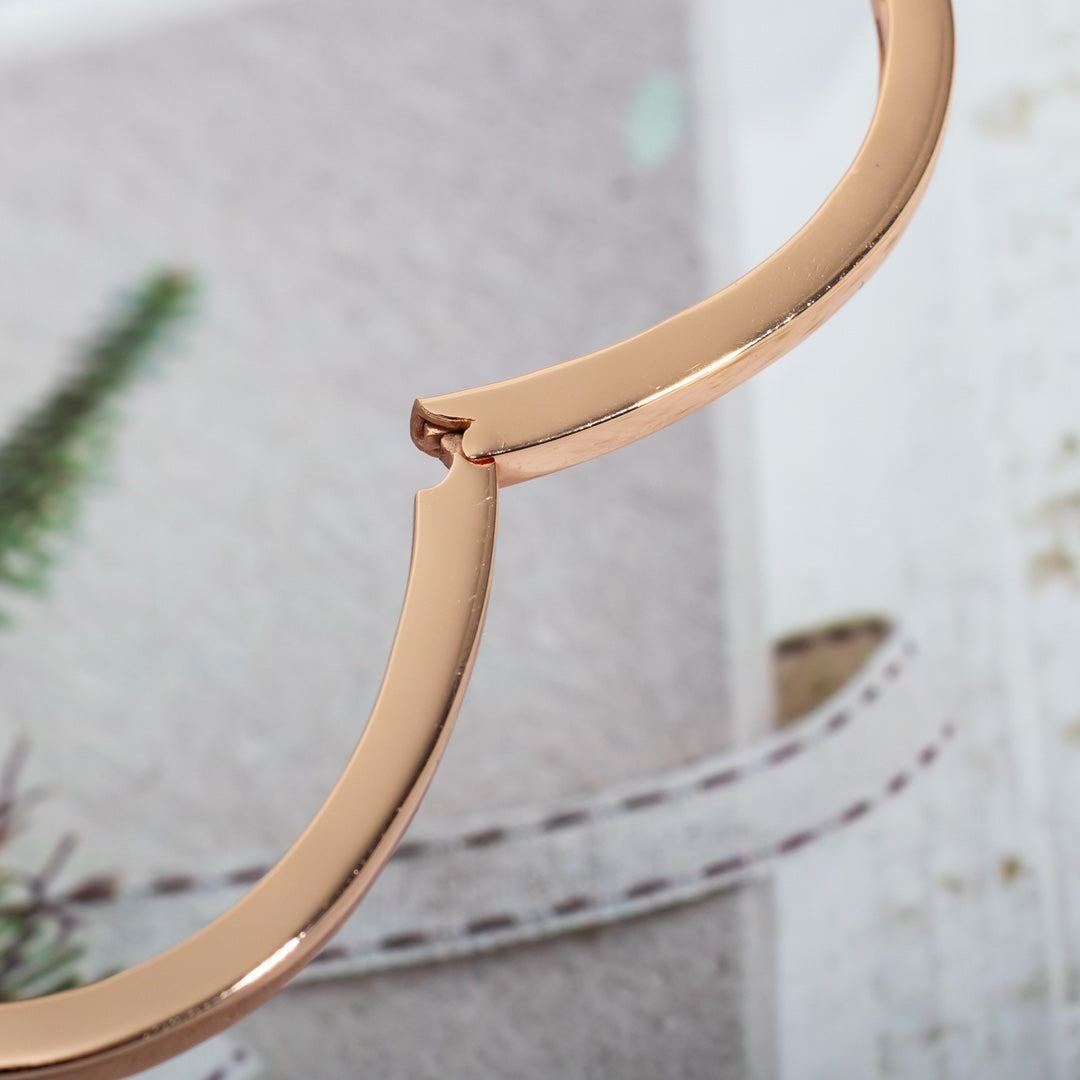 [Glitter Jewelry]DREAM BRACELET OPEN PINK GOLD MOP