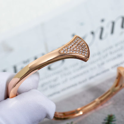[Glitter Jewelry]DREAM BRACELET OPEN PINK GOLD MOP DIAMOND