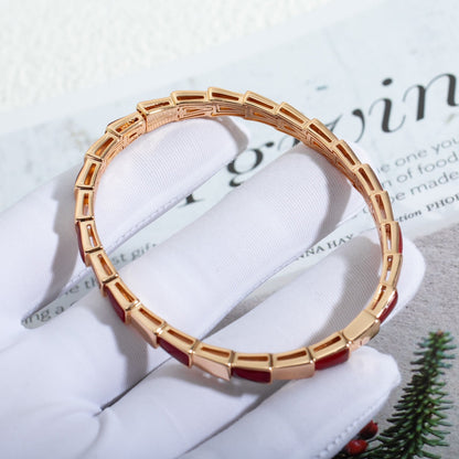 [Glitter Jewelry]SERPENTI BRACELET PINK GOLD RUBELLITE
