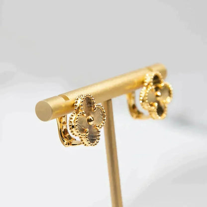 [Glitter Jewelry]CLOVER MEDIUM 1 MOTIFS LASER EARRINGS