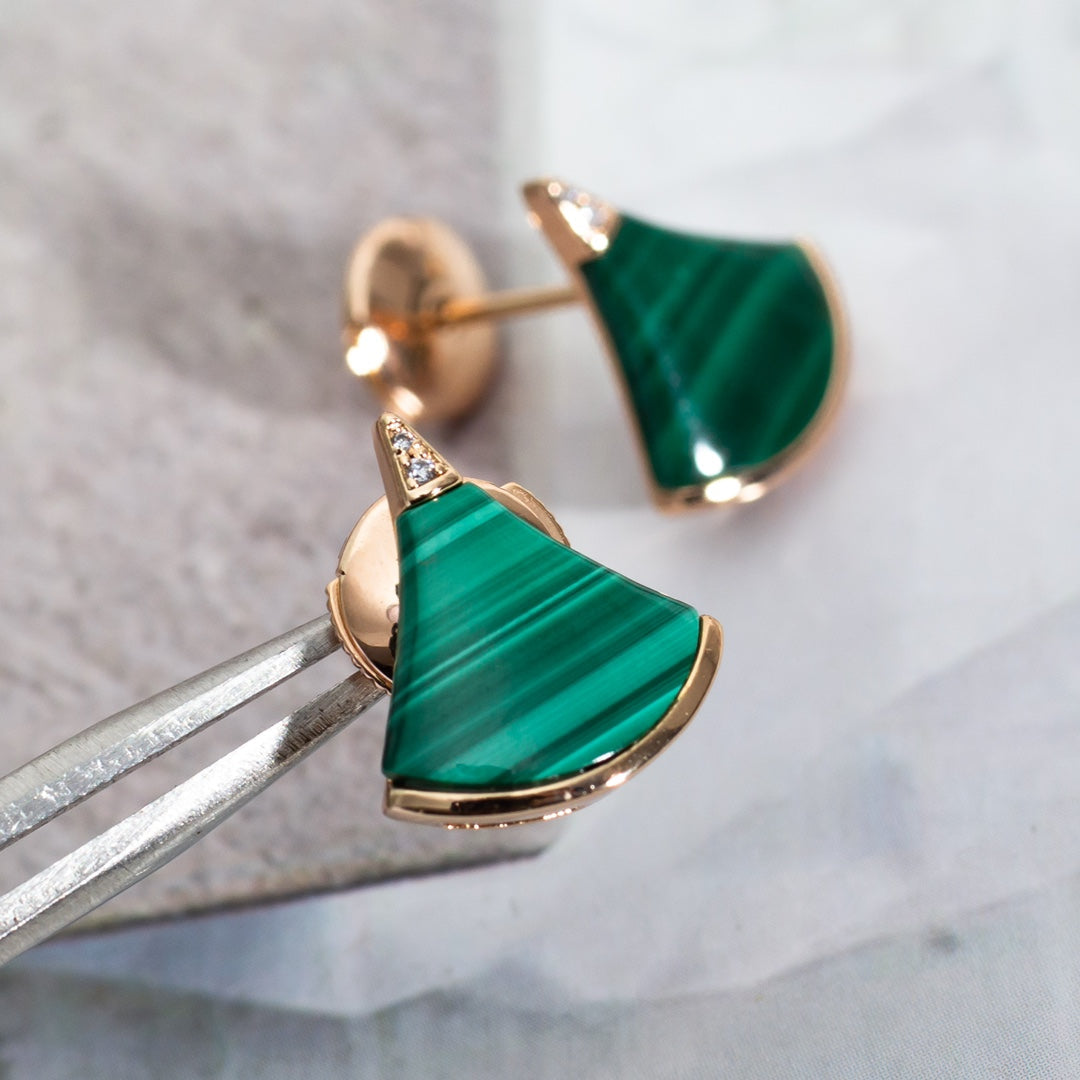 [Glitter Jewelry]DIVAS DREAM EARRINGS PINK GOLD