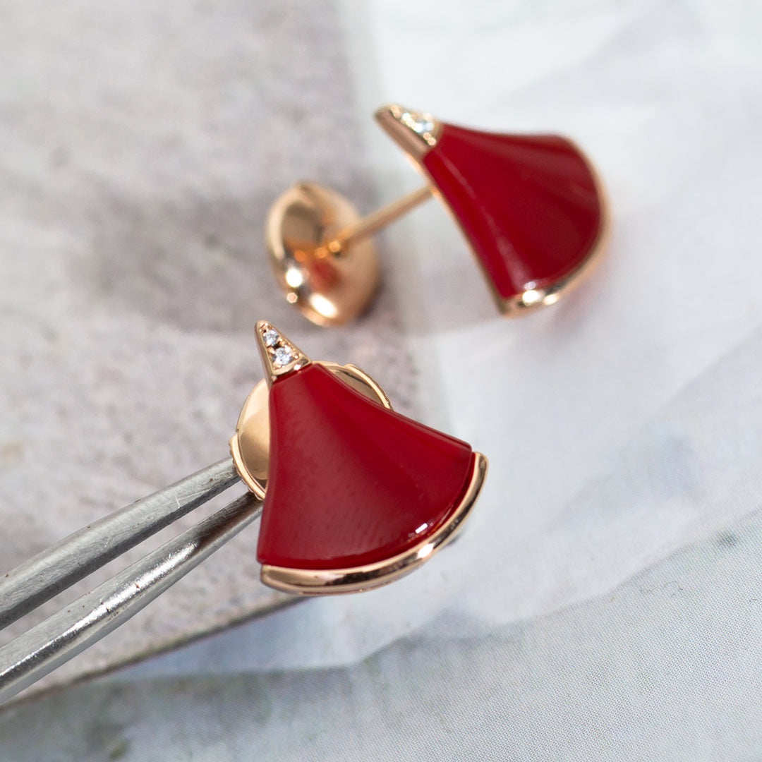 [Glitter Jewelry]DIVAS DREAM EARRINGS PINK GOLD