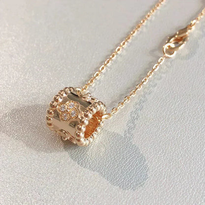 [Glitter Jewelry]PERLEE PEDANT NECKLACE GOLD / ROSE GOLD