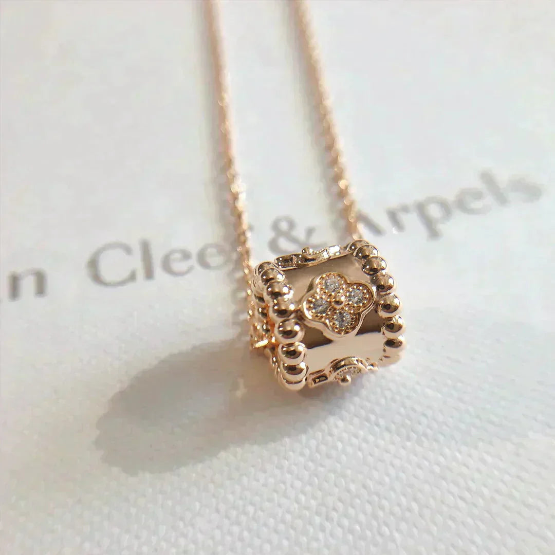 [Glitter Jewelry]PERLEE PEDANT NECKLACE GOLD / ROSE GOLD