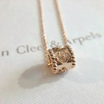 [Glitter Jewelry]PERLEE PEDANT NECKLACE GOLD / ROSE GOLD