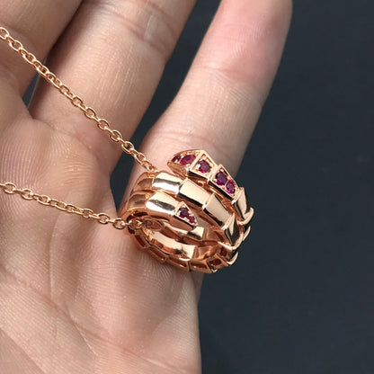 [Glitter Jewelry]SERPENTI PEDANT NECKLACE