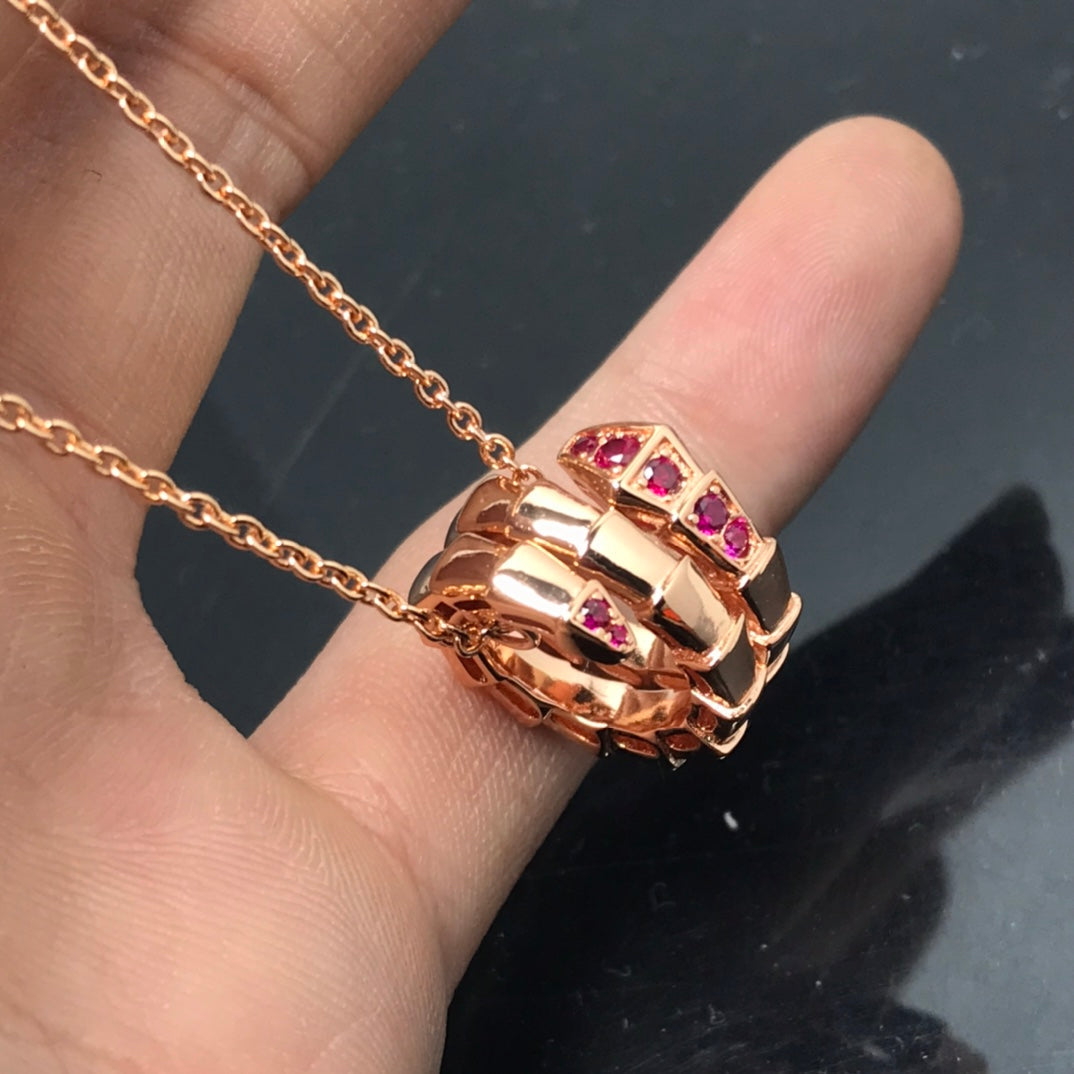 [Glitter Jewelry]SERPENTI PEDANT NECKLACE