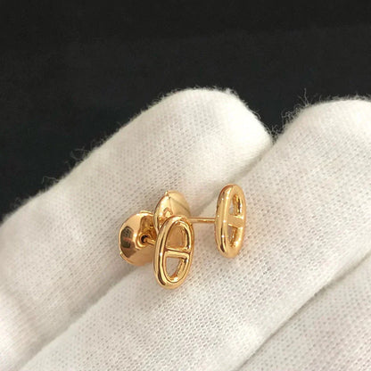 [Glitter Jewelry]CHAINE SMALL EARRINGS GOLD AND SILVER