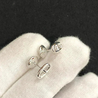 [Glitter Jewelry]CHAINE SMALL EARRINGS GOLD AND SILVER