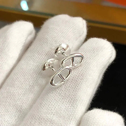 [Glitter Jewelry]CHAINE SMALL EARRINGS GOLD AND SILVER