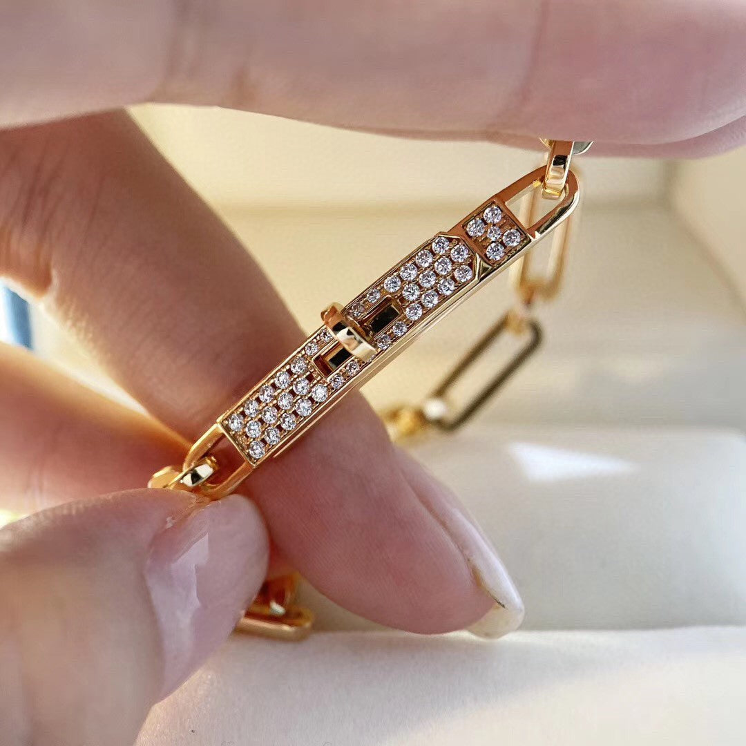 [Glitter Jewelry]CHAINE BRACELET SMALL MODEL DIAMOND