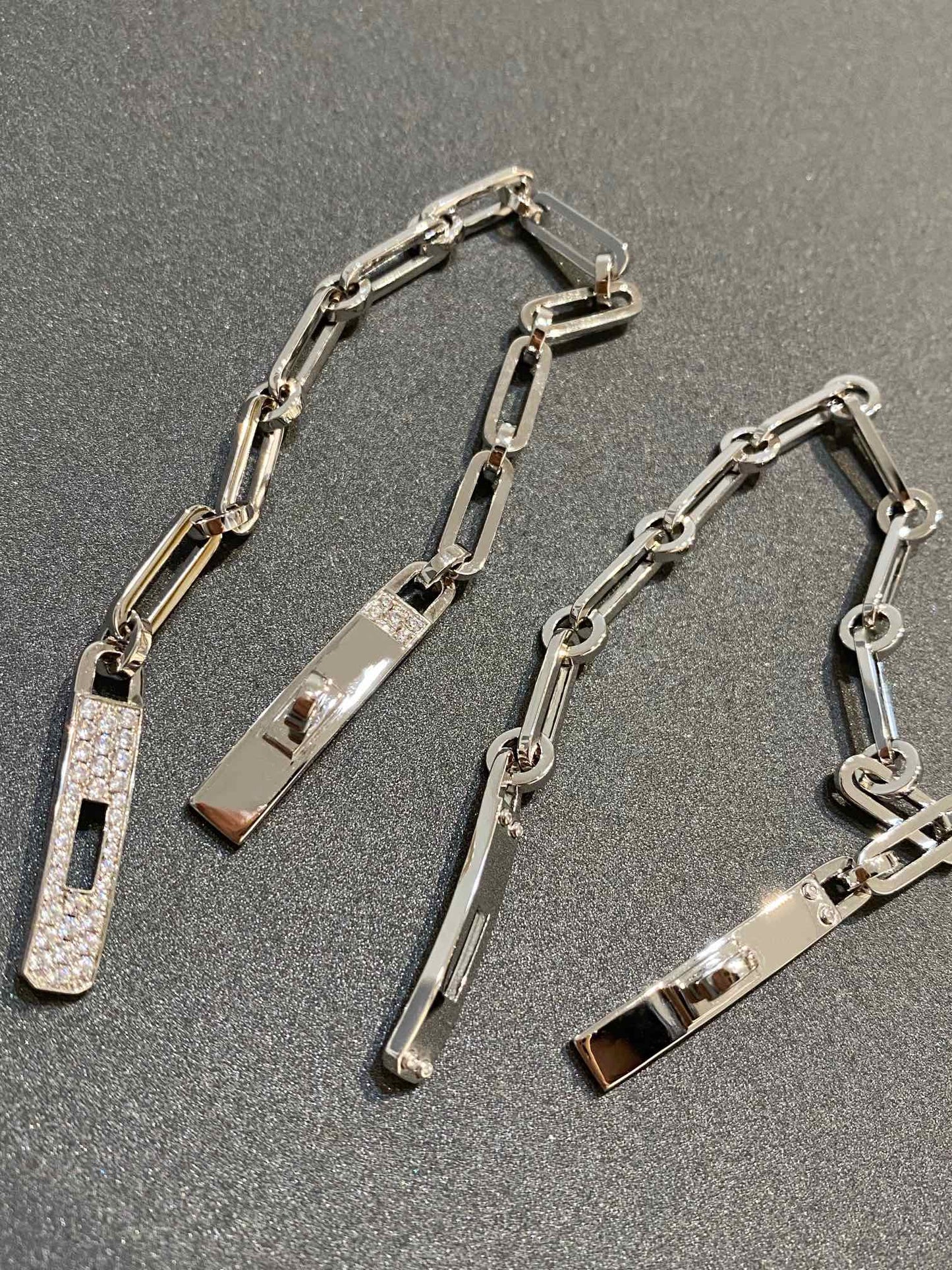 [Glitter Jewelry]CHAINE BRACELET SMALL MODEL DIAMOND