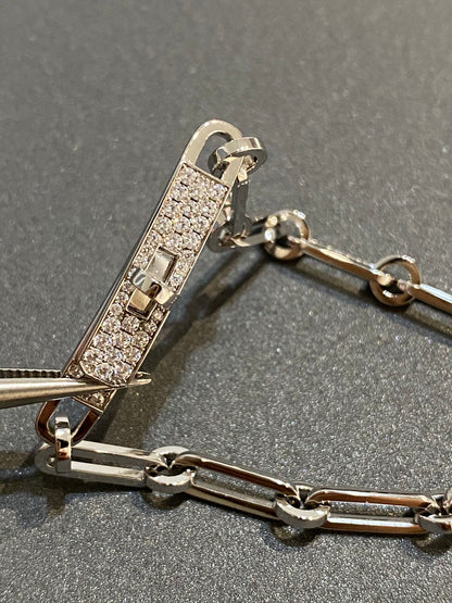 [Glitter Jewelry]CHAINE BRACELET SMALL MODEL DIAMOND