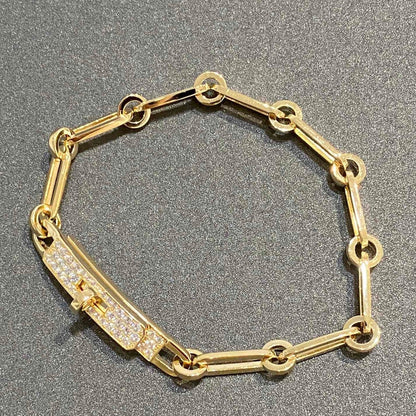 [Glitter Jewelry]CHAINE BRACELET SMALL MODEL DIAMOND