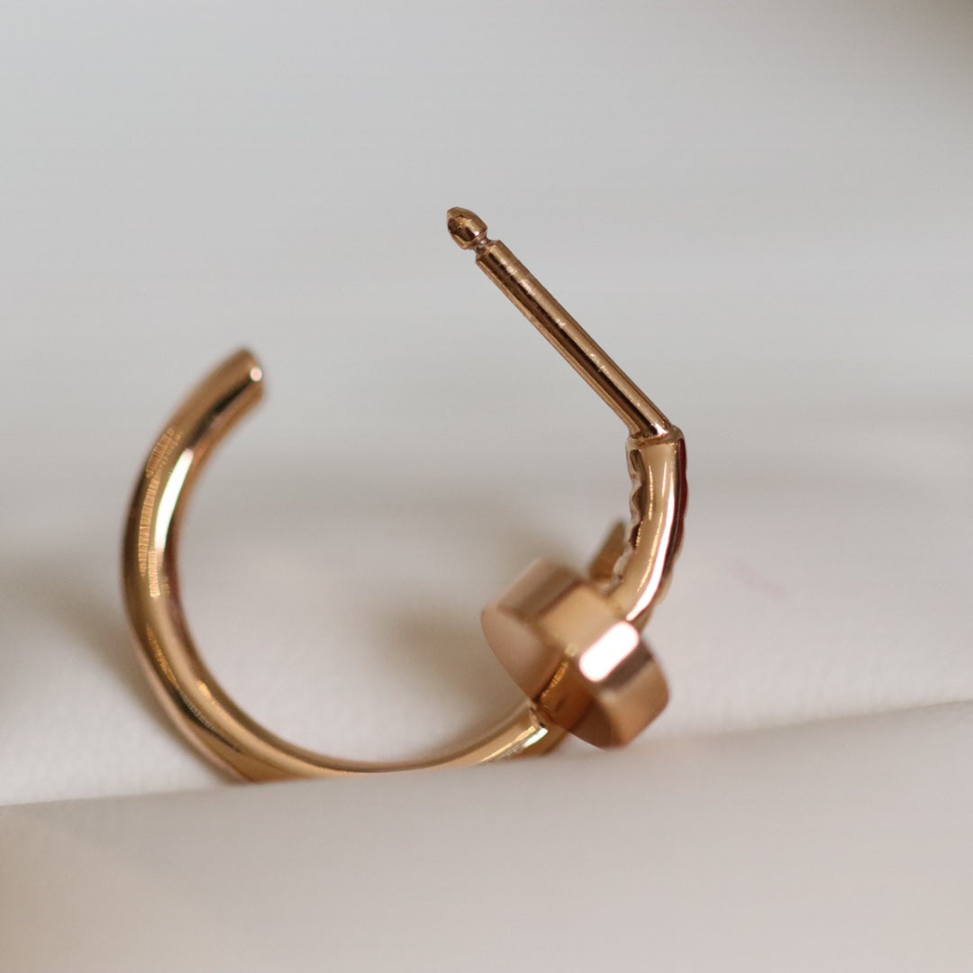 [Glitter Jewelry]JUSTE EARRINGS PINK GOLD