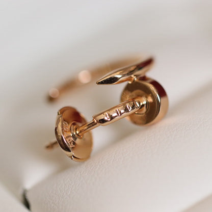[Glitter Jewelry]JUSTE EARRINGS PINK GOLD