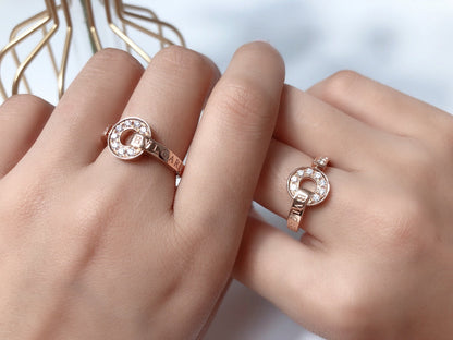 [Glitter Jewelry]DREAM RING DIAMOND PINK GOLD