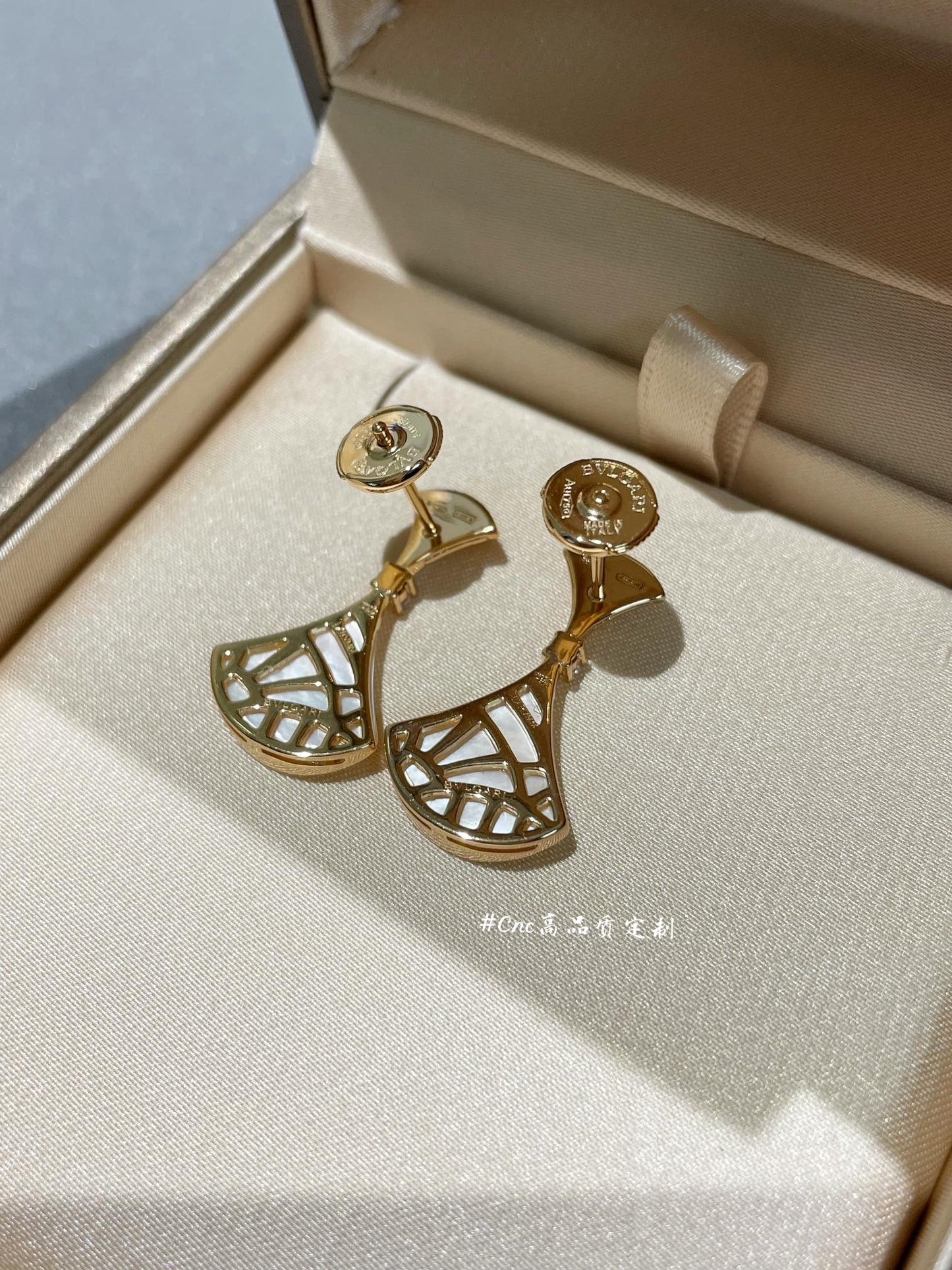 [Glitter Jewelry]DREAM MOP 1 DIAMOND EARRINGS