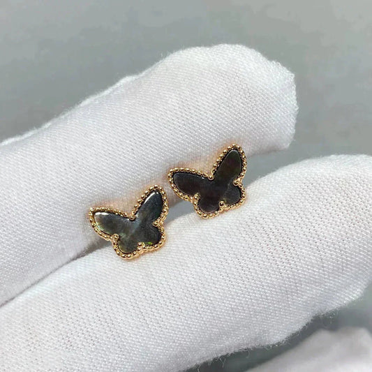 [Glitter Jewelry]BUTTERFLY DARK MOP  EARRINGS
