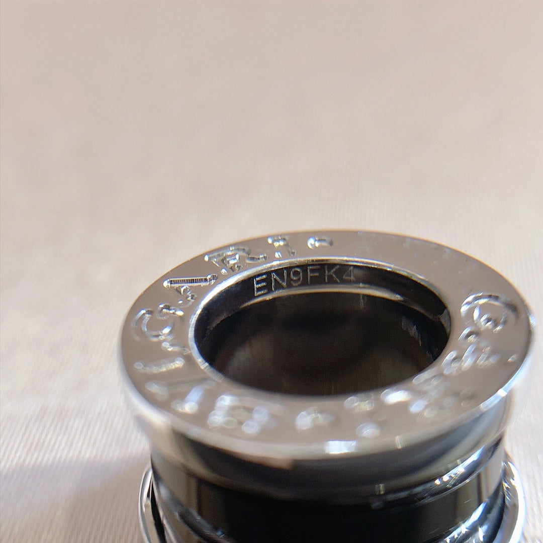 [Glitter Jewelry]ZERO 1 BLACK CERAMIC SILVER NECKLACE