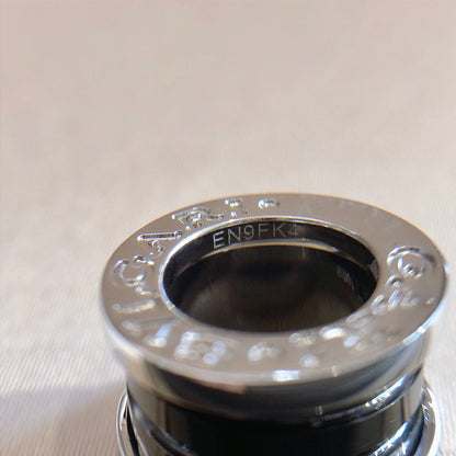 [Glitter Jewelry]ZERO 1 BLACK CERAMIC SILVER NECKLACE