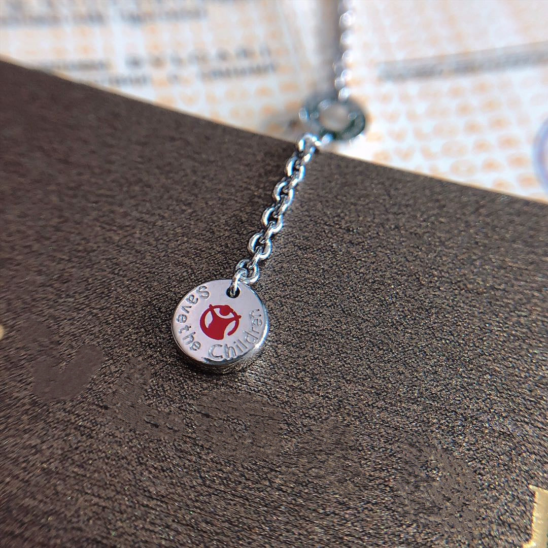 [Glitter Jewelry]ZERO 1 BLACK CERAMIC SILVER NECKLACE