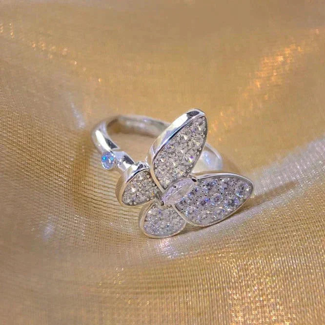 [Glitter Jewelry]BUTTERFLY DIAMOND RING