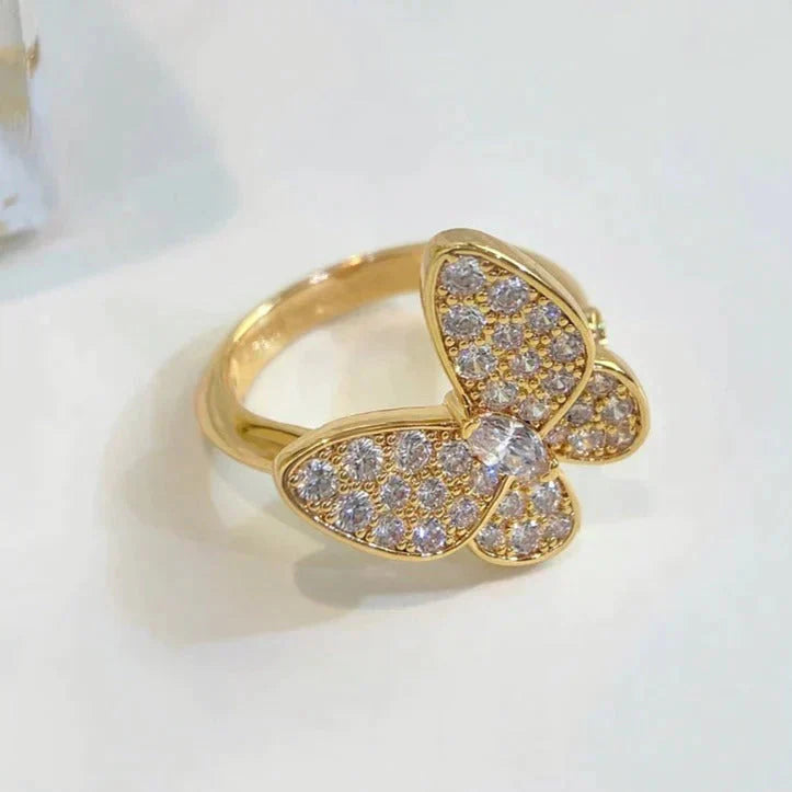 [Glitter Jewelry]BUTTERFLY DIAMOND RING