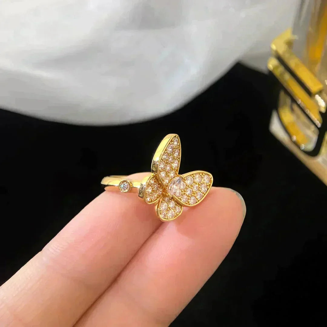[Glitter Jewelry]BUTTERFLY DIAMOND RING
