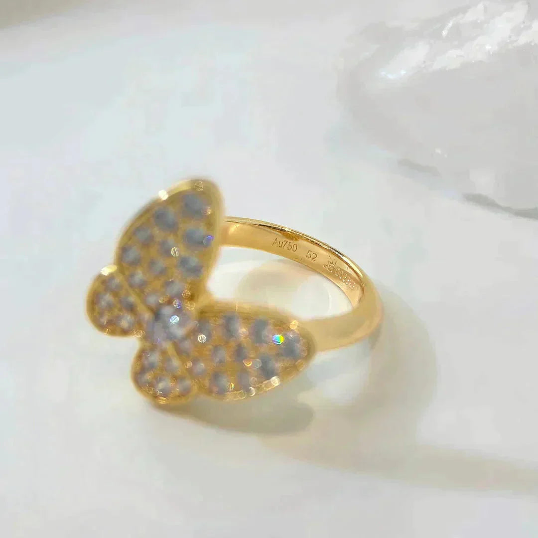 [Glitter Jewelry]BUTTERFLY DIAMOND RING
