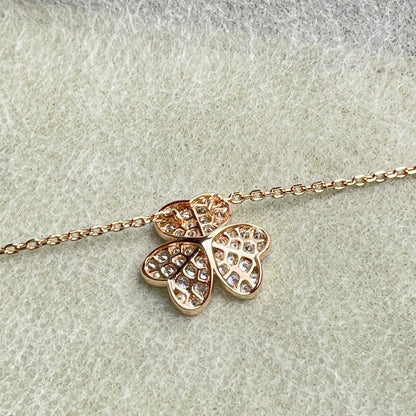 [Glitter Jewelry]FLOWER DIAMOND NECKLACE