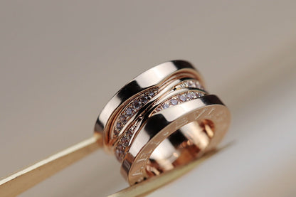 [Glitter Jewelry]ZERO 1 PINK GOLD DIAMOND NECKLACE