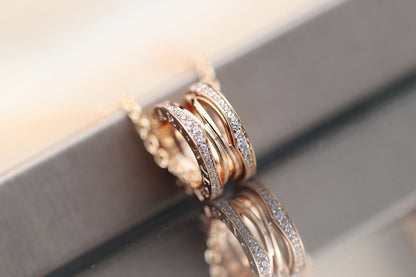 [Glitter Jewelry]ZERO 1 PINK GOLD NECKLACE