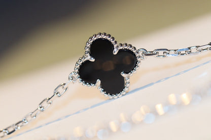 [Glitter Jewelry]CLOVER 20 MOTIFS ONYX DIAMOND SILVER