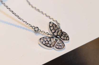 [Glitter Jewelry]BUTTERFLY DIAMOND NECKLACE