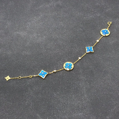 [Glitter Jewelry]STAR AND SUN TURQUOISE 4 MOTIFS 3 DIAMONDS